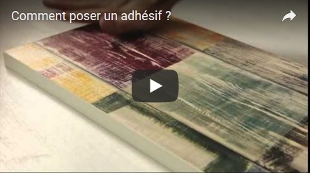 Comment poser l'adhésif